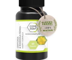 Griffonia & Rhodiola Rosea HAPPY FORMULA - 100% natürliche Glücksformel